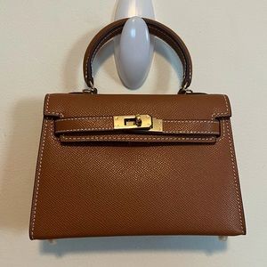 Lily & Bean Tan Hettie Mini Bag with 2 Straps